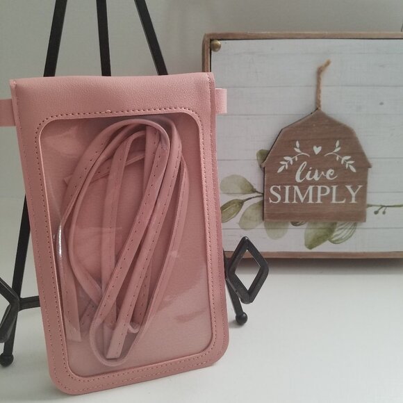 Pink Cute Mobile Phone Touch Screen Purse NWOT - Picture 2 of 4